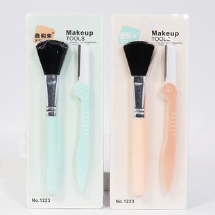 Xinlilai exquisite fashion eyebrow trimming knife makeup brush suit ladies makeup special eyebrow shaving knife beauty brush wholesale