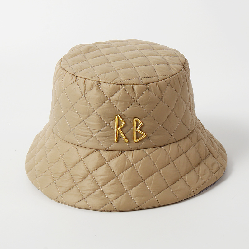 Cappello da pescatore nuova lettera Cappello da pescatore dello stesso stile di grande marca Cappello da bacino versatile per ombrellone alla moda Cappello casual con piccola fragranza_voghion.com