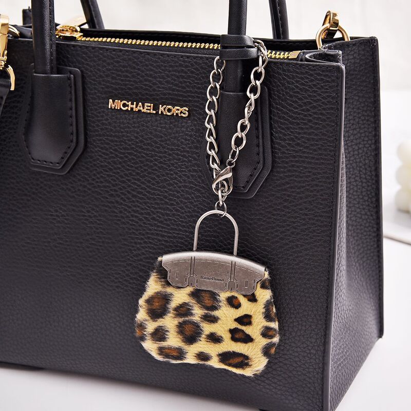 Designer Mini Platinum Bag Pendant, Personalized High-End Metal Chain Car Keychain Bag Pendant