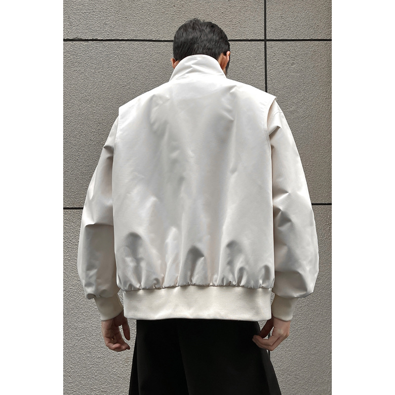 American Rero Deconsruced Cu Sand-up Collar Work For Men, Spring Season, Hree-proof, High-end Shor Baseball_voghion.com