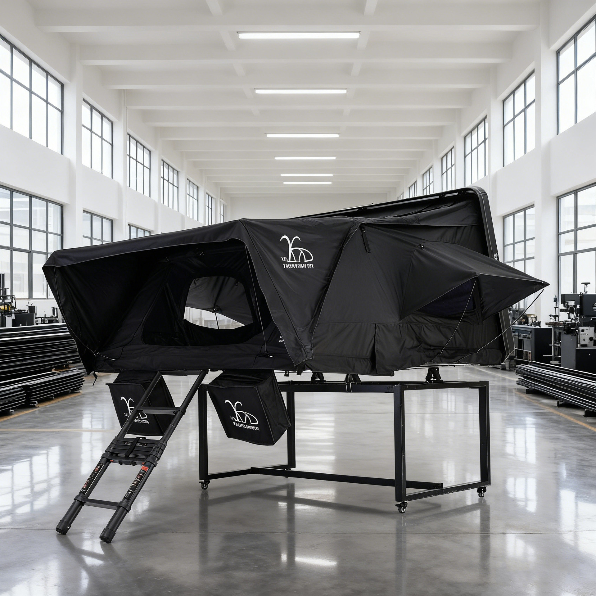 Plastico ABS lateral lateral pickup impermeable al aire libre tres personas carpa de techo