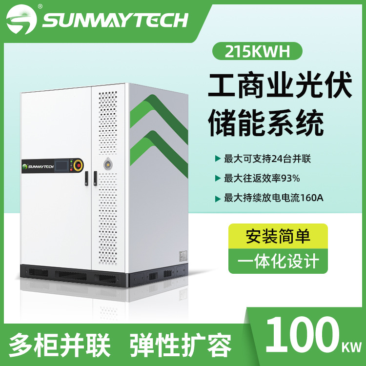 昇维储能柜 100kw 215KWh工商业储能系统