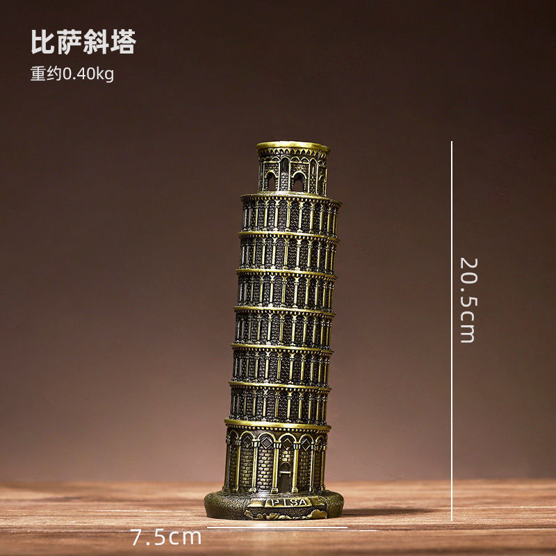 Decoración de la Torre Eiffel de París Artesanía romántica de metal de hierro forjado Sala de estar Dormitorio Sala de estudio Decoración de escritorio