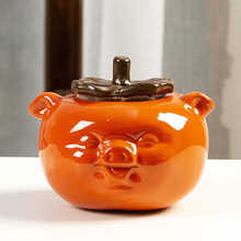 哥窑茶叶罐礼盒小号迷你创意紫砂茶罐家用陶瓷密封罐批发