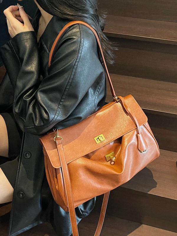 Bolso, bolso de hombro de alta calidad, bolso de hombro de gran capacidad, bolso de transporte de trabajo casual.