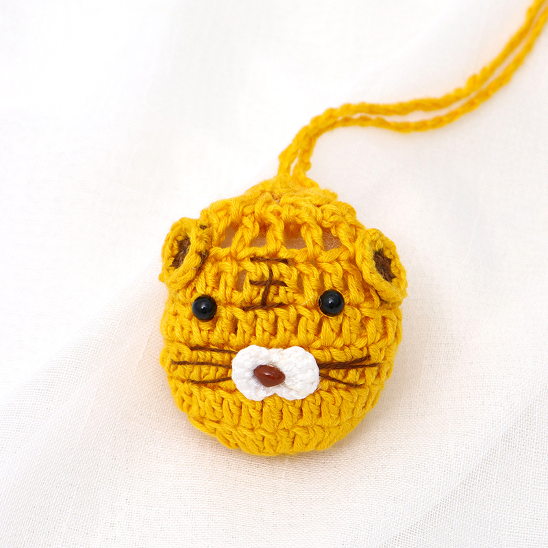 노란 호랑이 주머니