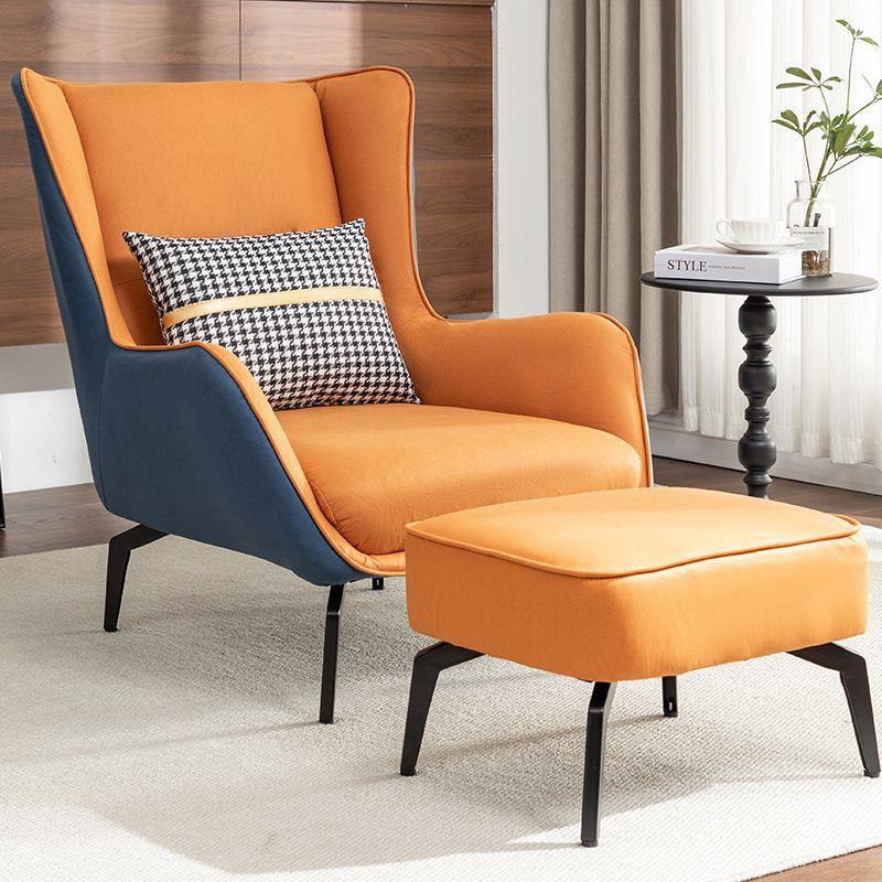 Dormitorio moderno de una sola silla simple sala de estar se puede acostar sofá individual de lujo ligero balcón perezoso diseñador de sofá doméstico