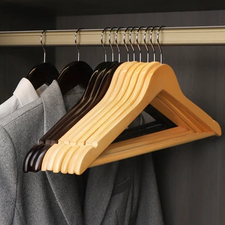 实木衣架成人木质衣架服装店复古展示衣撑酒店收纳实木衣架批发