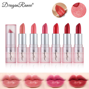 Cross-border Gold Pearl lipstick Micro flash lipstick moisturizing shiny with fine flash grapefruit color Star Yao mermaid Ji lipstick