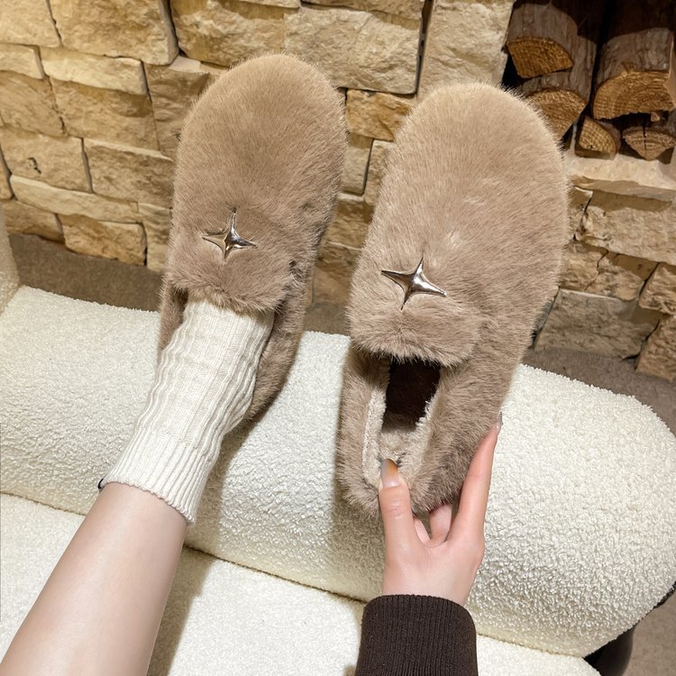 Scarpe casual donna in velluto imbottito calde invernali_voghion.com