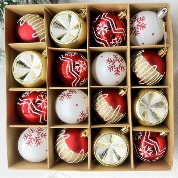 2023 popular BOLA DE Navidad árbol de Navidad decoraciones decorativas bola colorida superficie brillante vacaciones decoración de la boda suministros al por mayor