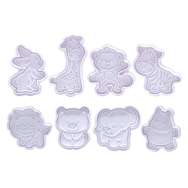 Molde creativo de plástico para decoración, simulación de galletas, herramientas de repostería DIY, set para pasteles, postres y repostería.