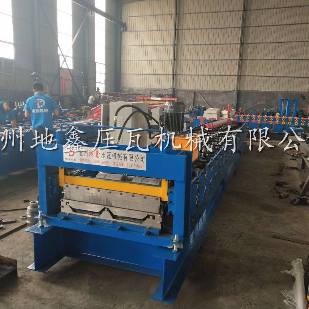 沧州地鑫压瓦机 供应全自动彩钢760角尺设备压瓦机 冷弯成型机