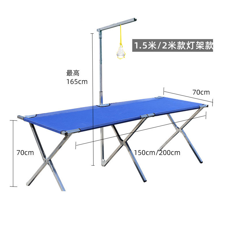 加厚摆摊移动桌子夜市地摊架子摆货架折叠摆地摊展示架稳固灯架