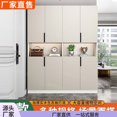 实木入户鞋柜换鞋家用门口靠墙多功能玄关收纳一体置物阳台储物柜