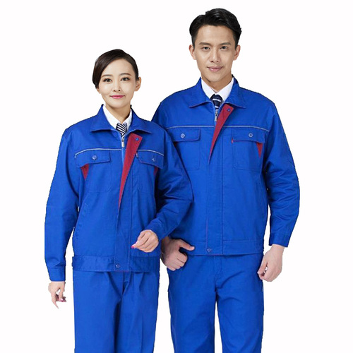 Spring and Autumn Workwear, Long-Sleeve Men's Uniforms for Construction Sites, Automotive Repair Overalls, Factory Attire, and Reflective Safety Clothing Sets