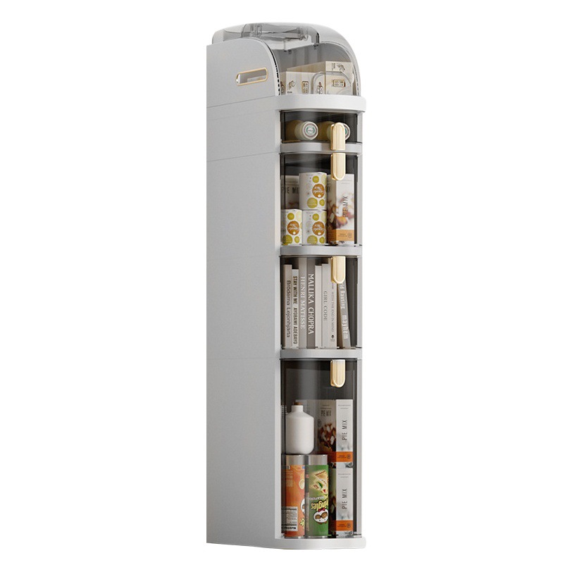Cocina gap gabinete de almacenamiento refrigerador tipo cajón gap gabinete baño gabinete lateral ultra estrecho espacio de almacenamiento rack hogar