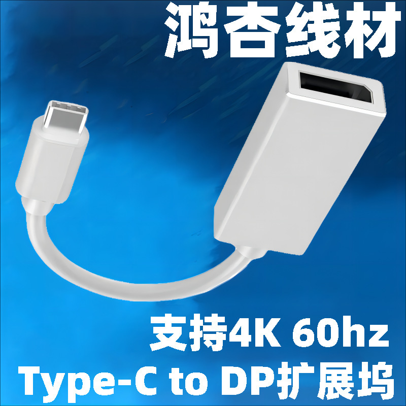 Type-C to Dp Female Docking Station 4K60Hz Docking Station Computer External Displayport