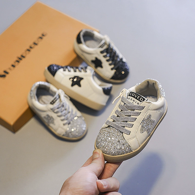 Children's fashionable sneakers, footwear for early age for boys, non-slip shoes, nail sequins, Korean style, new collection, soft sole