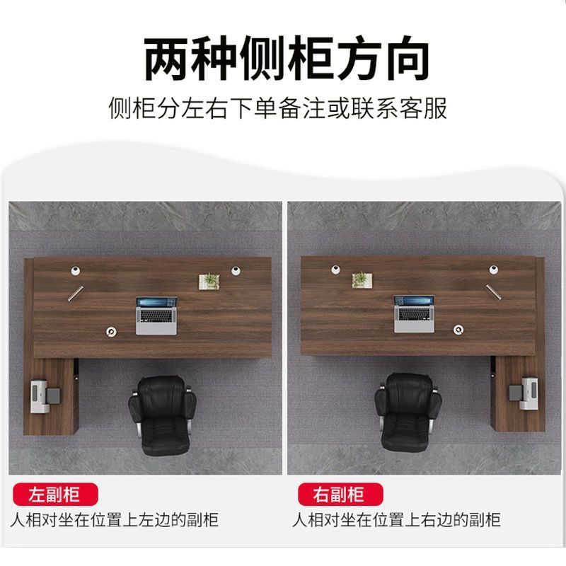 办公桌简约现代办公室家具桌椅组合经理总裁单人桌子大班台老板桌|undefined