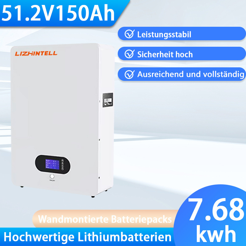 51.2V 150Ah Lifepo4 System for Home Use 100Ah 200Ah