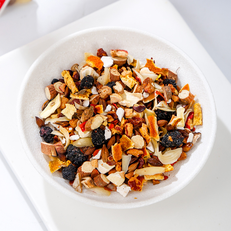 Chen Hua Yuan Sour Jujube Seed, Fu Ling, Lily Bulb Tea for Men and Women, Health Tea, Herbal Tea Bags, Triangle Packaging, Non-Sleep Drinking Herbal Tea