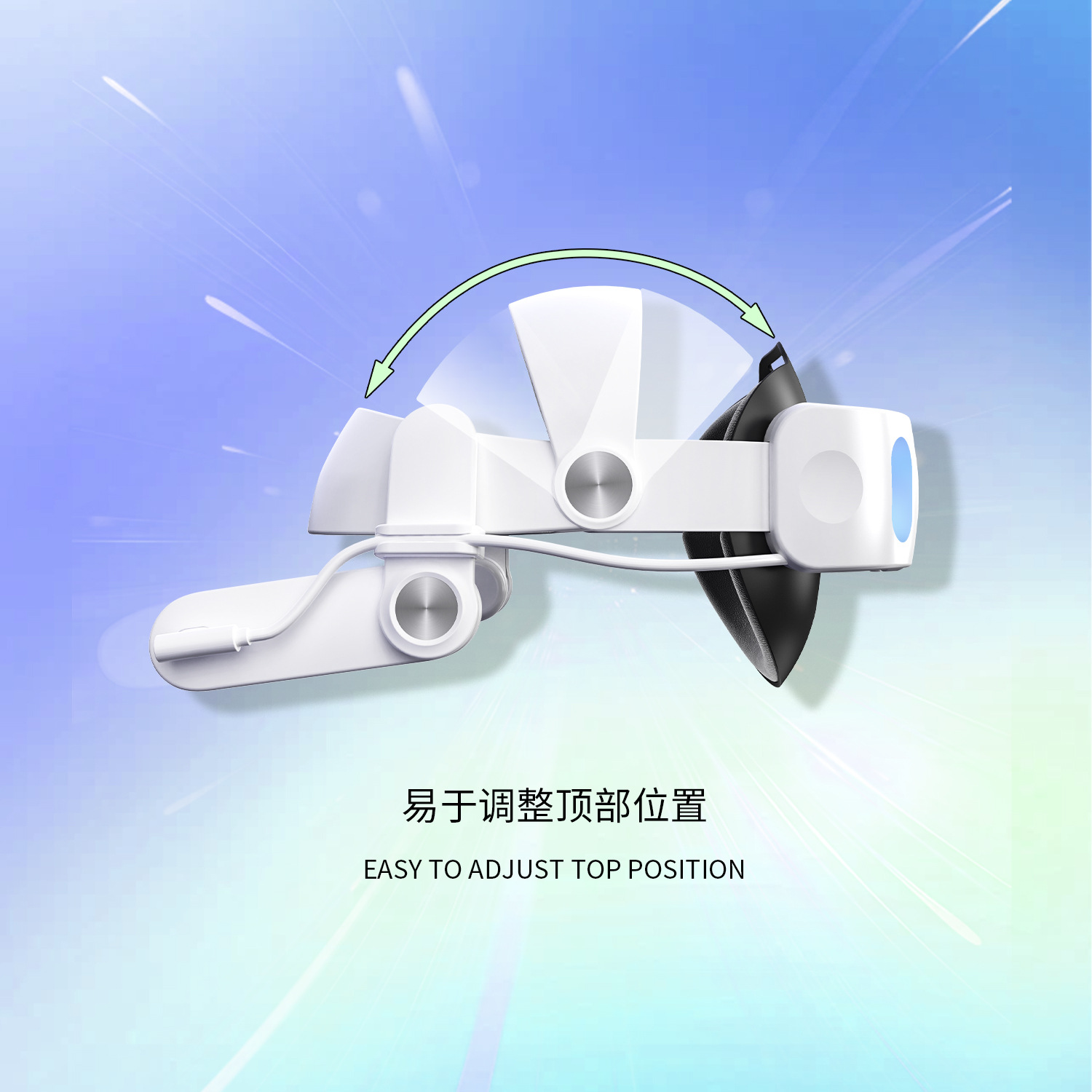 Nuevo quest3 carga cabeza desgaste VR accesorios reemplazo ajuste 6000mAh resistencia meta Quest 3 diadema