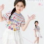 扎染夏季儿童圆领上衣