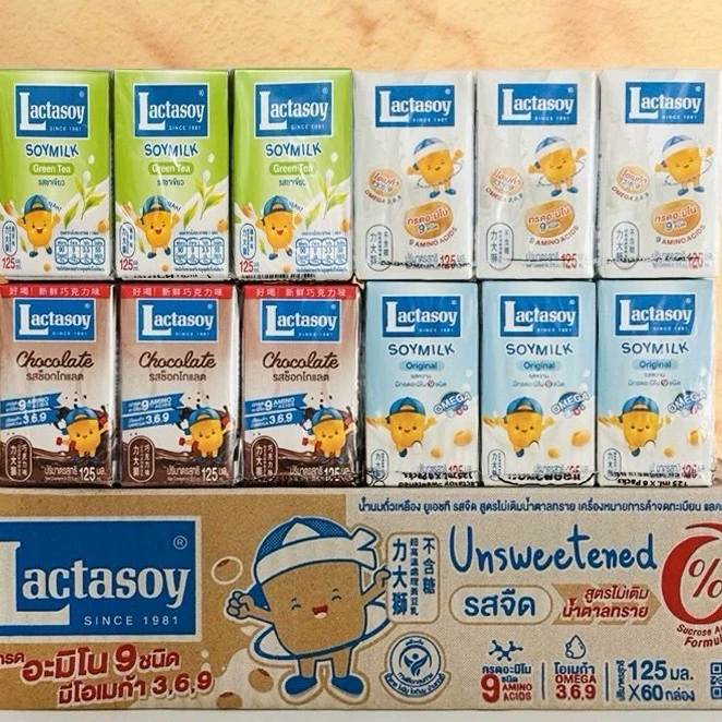 Lactasoy Thai импортный оригинальный напиток из соевого молока со вкусом шоколада 125 мл