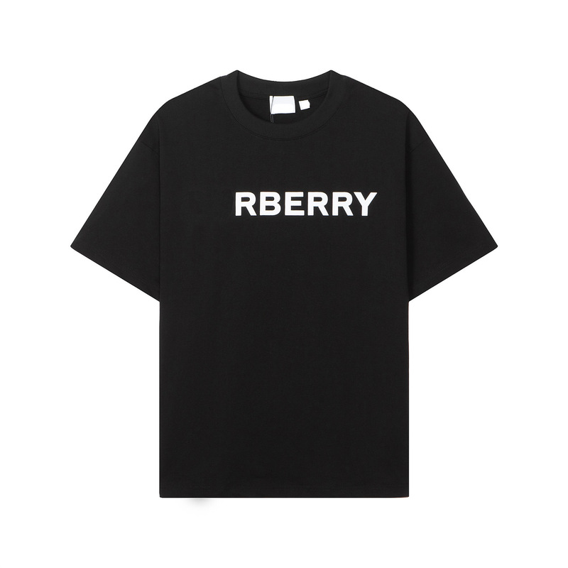 High-End Version, High-Weight Fabric, Br Brand 2026 New Style Letter Print Logo Casual Loose Short-Sleeve T-Shirt, Unisex
