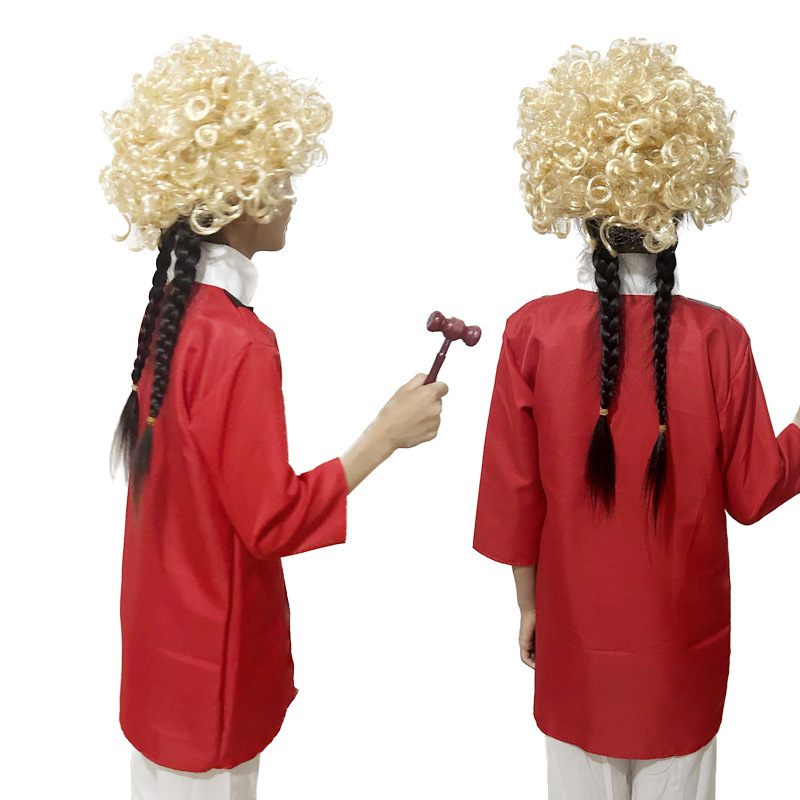 Traje de abogado de Halloween transfronterizo para niños Traje de actuación de juez Traje de juego de experiencia profesional de abogado de cosplay