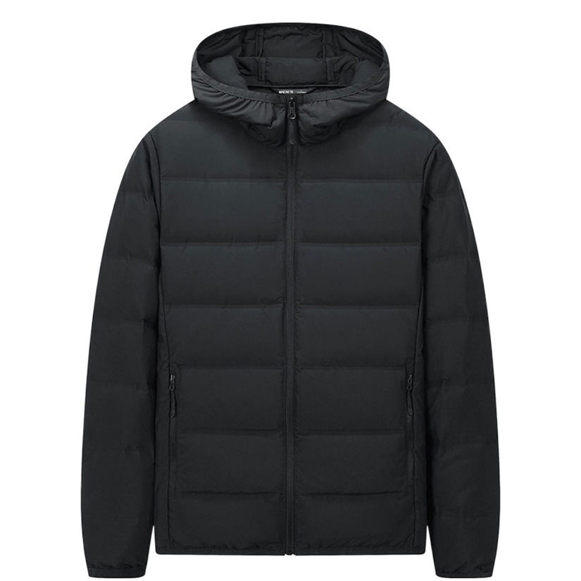 Chaqueta con capucha impresa pato blanco para hombres y mujeres abajo chaqueta de negocios cálida ligera abajo overoles logotipo impreso personalizado