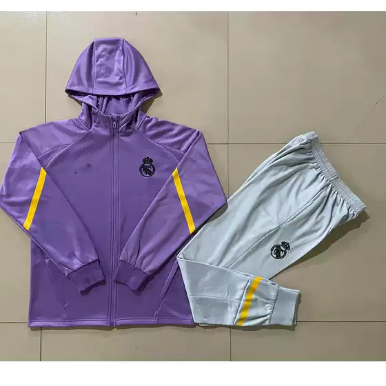 Autumn and winter warm Paris Chelsea Arsenal Hotspur adult hooded jacket long pull coat football training suit