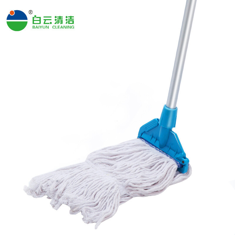 White Cloud AF01051 wax mop household hotel cleaning cotton yarn absorbent mop row mop wet and dry removable and washable