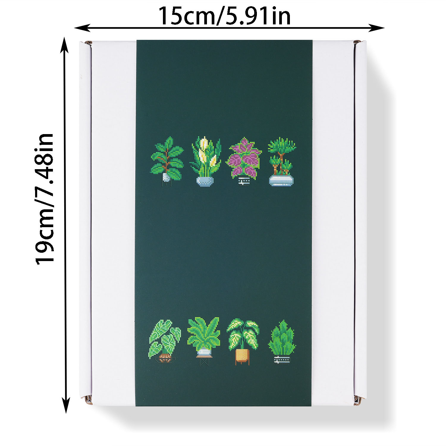 Transfronterizo 5D pintura de diamante decoración 5 * 7 pulgadas sin marco planta ornamentos en maceta regalos al por mayor pintura de mampostería independiente