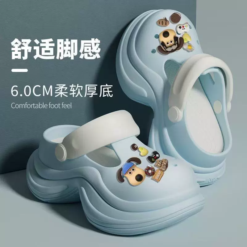Летняя модная универсальная высокая пляжная обувь платформа, стиль высокого качества