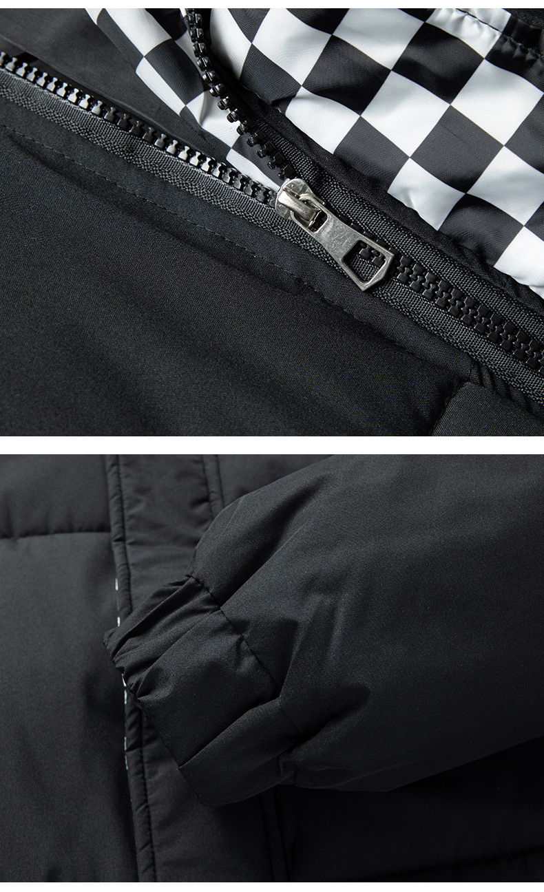 Winter Neue Dicke Breite Ausgabe Koreanische Warme Herren Business Casual Stehkragen Baumwolle Mantel_voghion.com