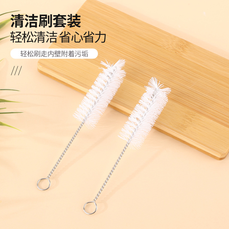 家用清洁奶瓶奶嘴神器水瓶水壶破壁机杯刷厨房污渍刷子工厂批发