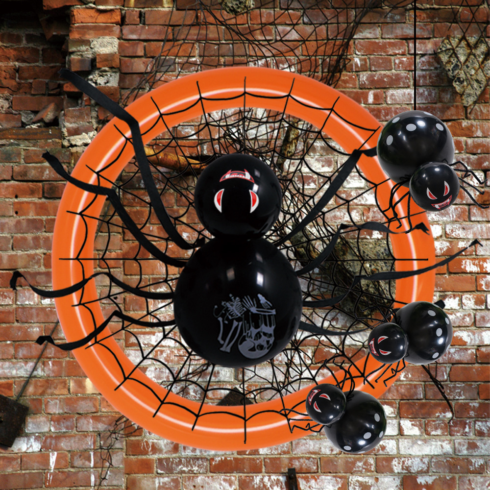 Fiesta de Halloween decoración globo araña fantasma Festival Fiesta suministros Halloween araña globo casa embrujado bar diseño