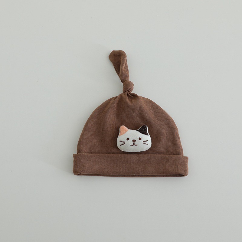 Sombreros para bebés primavera y otoño delgados pequeños meses bonitos sombreros para bebés y niños pequeños sombreros fetales al aire libre