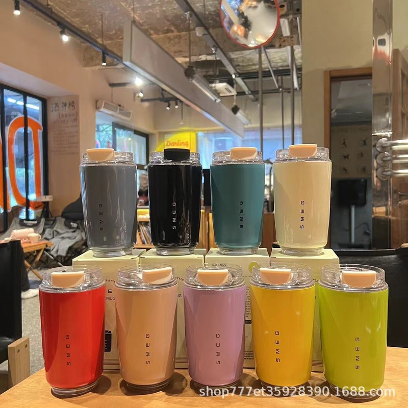 SMEG斯麦格304不锈钢高颜值便携ins风咖啡杯保温杯随手杯斯麦格|undefined