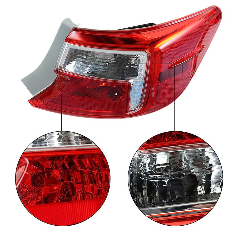 Aplicable a Toyota 12 / 13 / 14 Camry de la norma americana semieconjunto de luces traseras de retroceso de la versión americana de la luz de frenado de la cubierta de la luz de frenado