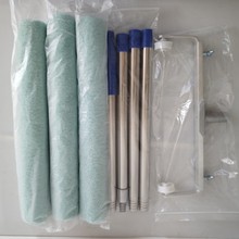 ✅跨境粗毛纤维油漆18寸滚筒刷滚刷地坪乳胶漆工具托盘