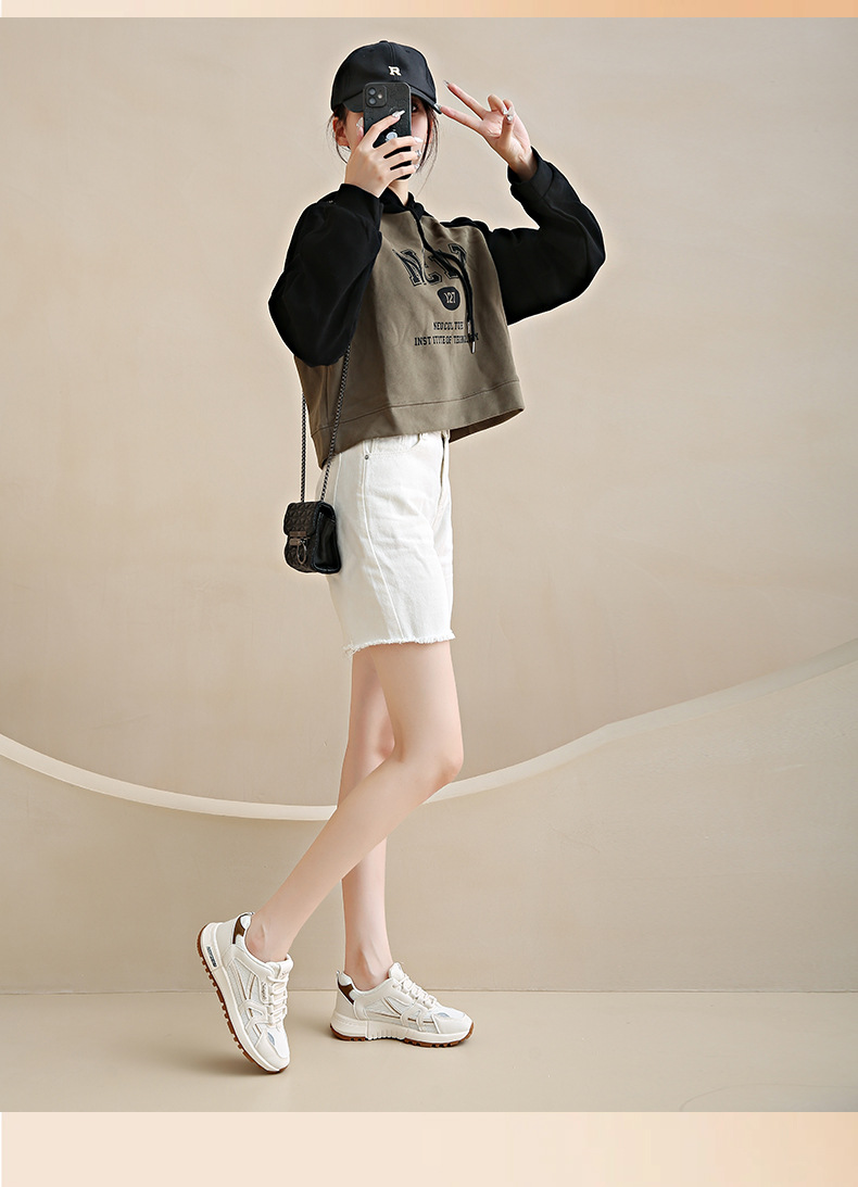 Sapatilhas desportivas sola grossa estilo coreano respiráveis_voghion.com