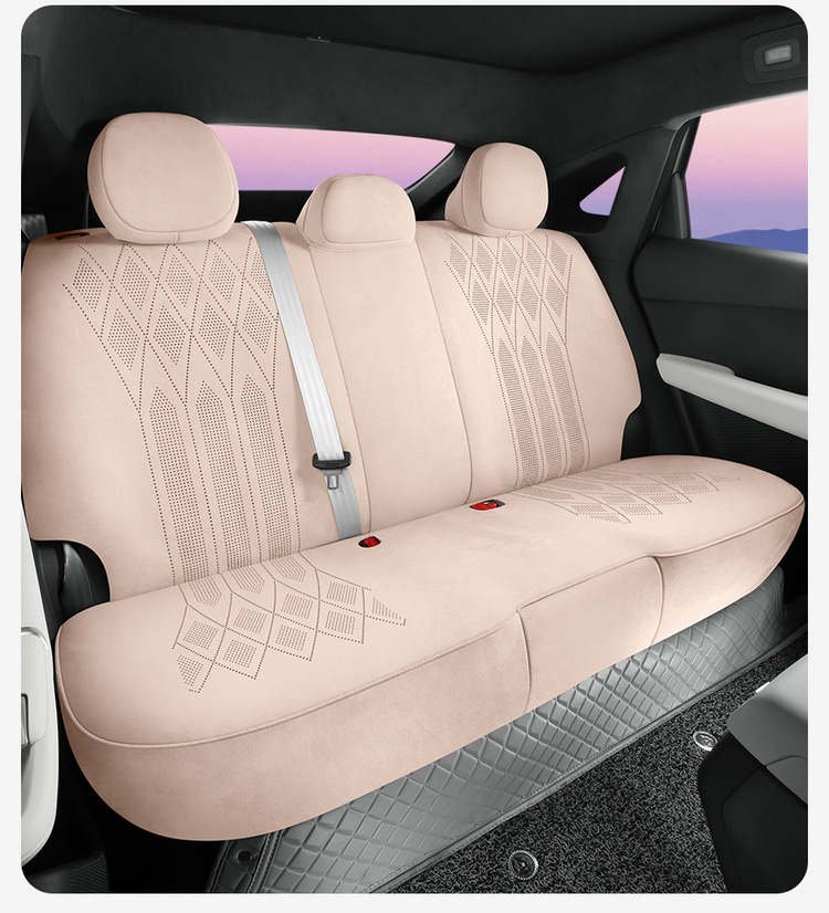 26 Models of Xpeng Mona M03 Special Full-Cover Car Seat Covers, All-Season Universal Seat Cushions, Suede Leather Seat Covers