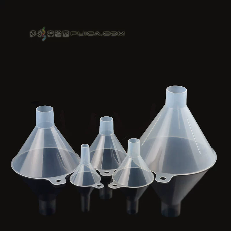 Порошковая пластиковая воронка Прозрачная утолщенная мини-Бытовая большая кухонная подупаковка для рта Утечка масла 75/90/120/150 мм
