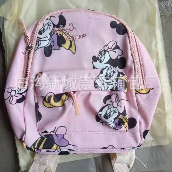 Wholesale Z 2021 new children's shoulder bag children's bag baby Minnie Mouse pollen print backpack 115027300 Wholesale Z 2021 new children's shoulder bag children's bag baby Minnie Mouse pollen print backpack 115027300