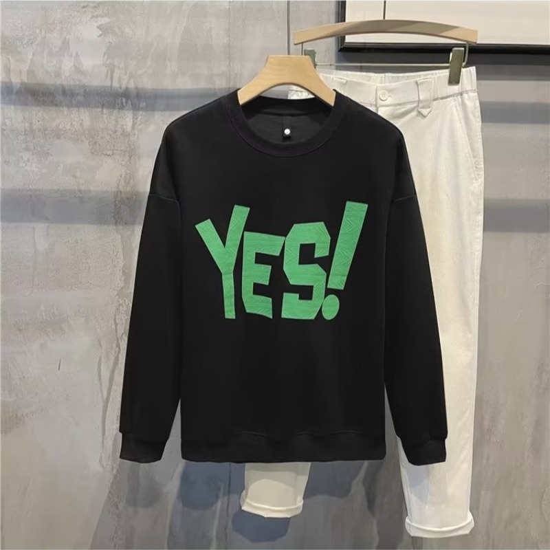 Felpa con cappuccio da uomo autunno inverno girocollo arricciato e bello 2023 nuovo marchio alla moda in maglia di peluche rossa vestibilità slim a maniche lunghe_voghion.com