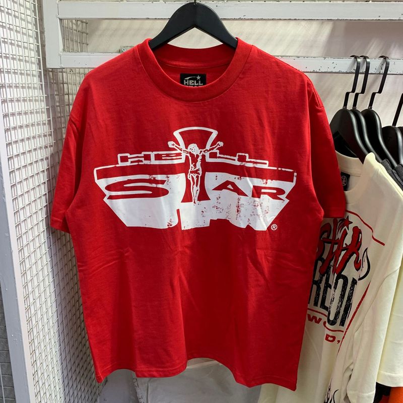 クロスボーダー新しい夏アメリカンレトロ半袖クリエイティブレタープリントルーズトレンディブランド半袖Tシャツトップス男性と女性用|undefined