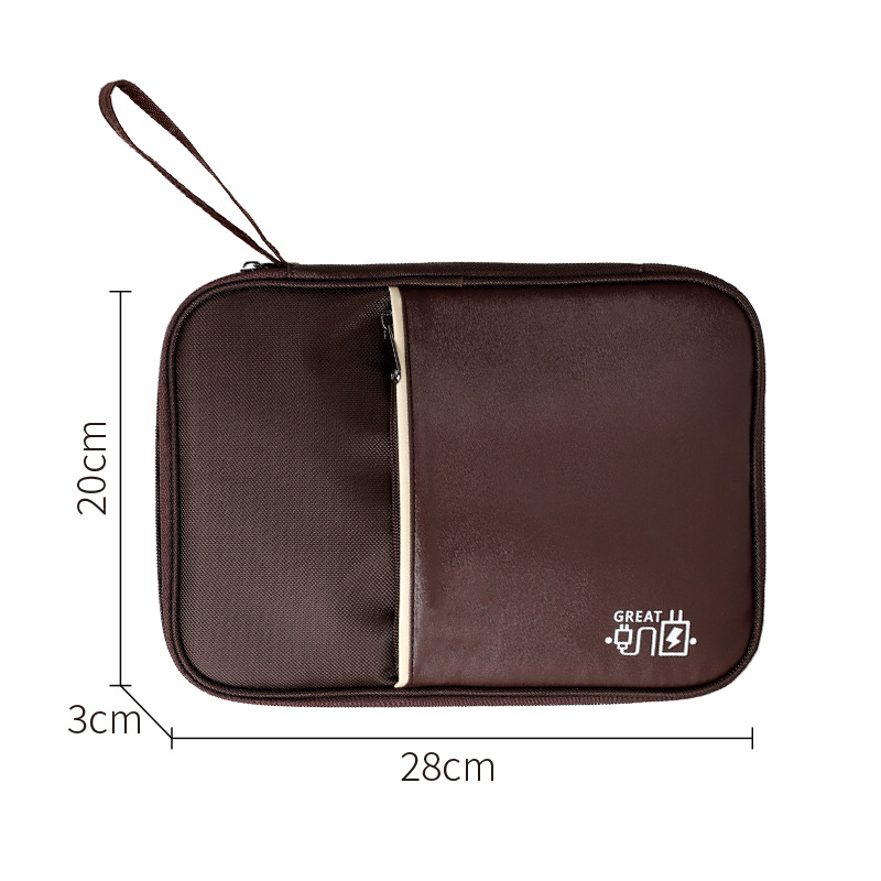 Bolsa organizadora digital 3C de gran capacidad para móvil power bank y cables ideal para viaje y cross border image 22